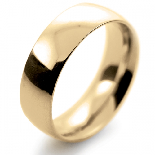 Court Very Heavy -  7mm (TCH7Y-Y) Yellow Gold Wedding Ring
